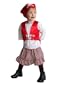 Mullins Square Girl Pirate Baby Costume, Red/Blue - 6-18 Months
