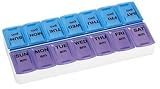 IMAGE OF Apex Weekly Pill Organizer, Twice-a-Day, 1 Pill Organizer (Colors May Vary)