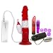 Doc Johnson- I Vibe Suction Cup Rabbit Strawberry - Sex Toy Kit
