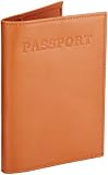 Hartmann Belting Leather Passport Cover,Natural,One Size