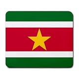 Suriname Flag Mouse Pad