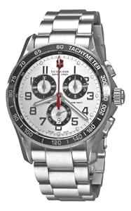 Victorinox Swiss Army Men's 241445 Chrono Classic Silver Chronograph Dial Watch