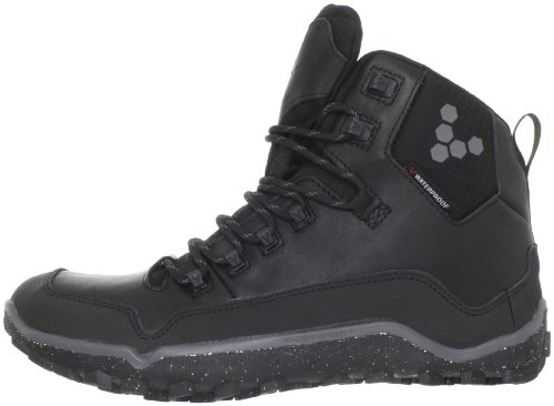 Vivobarefoot Men's Off Road Hi Men Black Hiking Boot VB220017LBLK 8 UK, 42 EU