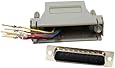 SF Cable, DB25 Male to RJ45 Modular Adapter