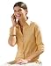 Women's Affinity open neck 3/4 sleeve shirt