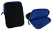 rooCASE Super Bubble Neoprene (Dark Blue / Black) Sleeve Case for iomega eGo Encrypt Plus 500 GB Por
