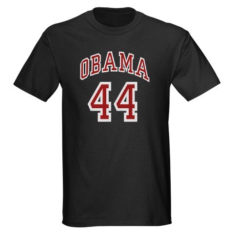 Barack Obama 44th President Democrat Dark T-Shirt by CafePress