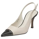 AK Anne Klein Womens Michel Detailed Dress Slingback Pump