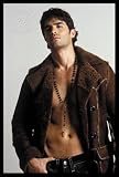 Eduardo Verastegui Hot Nude College Art White Wood-Mounted Poster Print - 24
