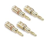 from QED QED Qunex Screwloc 4mm Banana Plugs (2 Pairs)