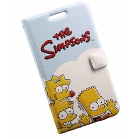 The Simpsons housse de protection "Cloud" pour Samsung i9100 Galaxy S2 S II avec Rocina afficher chiffon de nettoyage