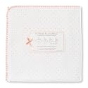 SwaddleDesigns Ultimate Receiving Blanket - Polka Dots - Orange