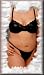 Sexy y2Diva Leather and Lace Bra shown with G-String (DIVA2-100X) in Queen Plus Size 1X, 2X or 3X