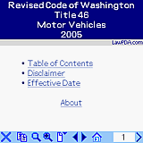 Washington Motor Vehicles 2005 downloadable Software