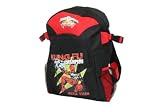 Disney Power Rangers Jungle Fury Sports Backpack,Black/Red