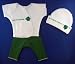Luck of the Irish Three Piece Set (Four preemie and newborn sizes), Newborn 8-12 Pounds
