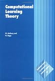 Computational Learning Theory (Cambridge Tracts in Theoretical Computer Science)