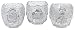 Gorham Holiday Traditions Votives, Set of 3