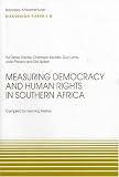 Measuring Democracy and Human Rights in Southern Africa: Discussion Paper No 18 (NAI Discussion Papers)