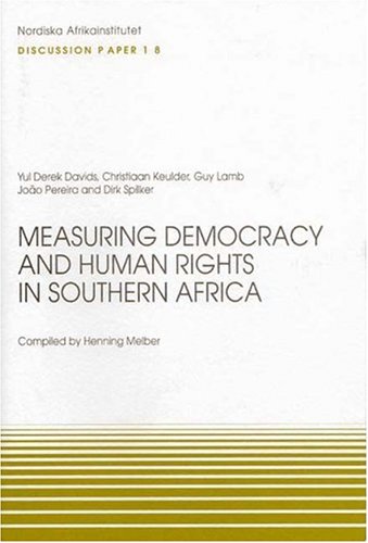 Image of: Measuring Democracy and Human Rights in Southern Africa: Discussion Paper No 18 (NAI Discussion Papers)
