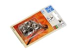 Eigenschaften LUX 430429 / LUX 430429 Öse + Scheibe Messing vernickelt Größe 22 mm (8 Stück) Basic