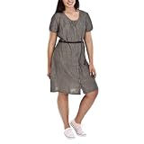 Women's Plus-Size Converse® One Star® Gray Sleeveless Woven Dress