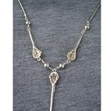 LACROSSE Y NECKLACE WITH MOLDED HEAD STICK CHARM