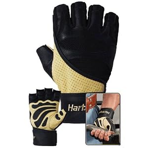 Harbinger Big Grip II WristWrap Mens Weight Lifting Gloves