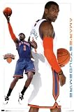 New York Knicks Amar'e Stoudemire Sports Poster Print - 22x34 custom fit with RichAndFramous Black 22 inch Poster Hangers