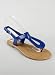 Crinkle Patent Keyhole Sandal