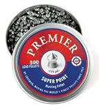 Crosman Premier Super Point .177 Cal, 7.9 Grains, Pointed, 500/Tin