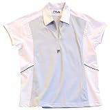 Womens Fila Zip Placket Polo