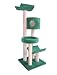 Molly and Friends 3L23 Premium Handmade 4-Tier Cat Furniture with Sisal Beige