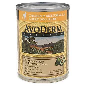 AvoDerm Natural Chicken and Rice Adult Canned Dog Food
