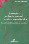 protection environnement et relations...