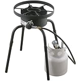 Camp Chef Sportsman Series SL-30L Single Burner Low pressure Cooking System with Detachable legs and Round top, Black