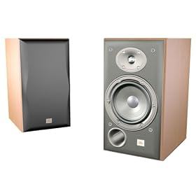 JBL Northridge E30 2-Way 6-Inch Bookshelf Speakers, Pair (Beech)