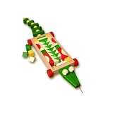 Crocodile Trolley with Building Blocks