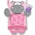 Stephen Joseph SJ4242 Snack Sac Soft-Sided Lunch Bag for Kids, Hippo