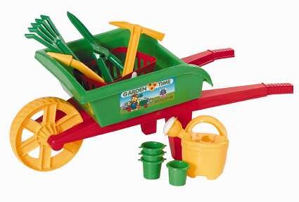 Childrens Toyshop  Toys : Garden Wheelbarrow Set
