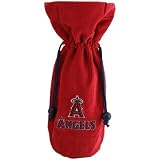 Los Angeles Angels of Anaheim Red Velvet Wine Bottle Bag