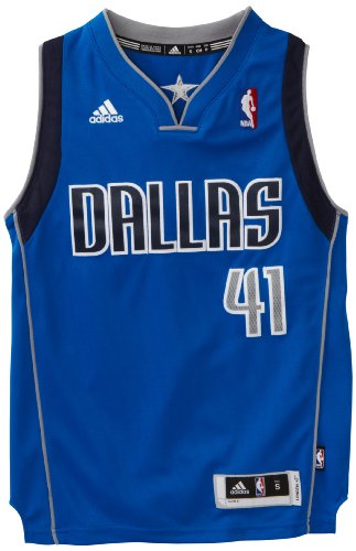 NBA Youth Dallas Mavericks Dirk Nowitzki Swingman Road Jersey - R28E2Lle (Blue, Medium)