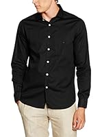 Uominitaliani Camisa Hombre 8312 (Negro Pizarra)