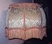 Victorian Style Sage Floral Fringed Floor Lampshade