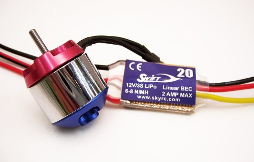 Deluxe Bundle: (1) E5-L-8 Brushless ESC