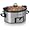Crock-Pot SCCPVL610-S 6-Quart Programmable Cook & Carry Oval Slow Cooker Stainless Steel