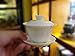 Chinese Traditional Gaiwan Teacup (Gaiwan/110ml and Two Embossment Dragon Teacups)