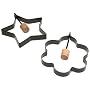 Norpro Nonstick Flower Pancake/Egg Rings, Set of 2