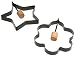 Norpro Nonstick Flower Pancake/Egg Rings, Set of 2