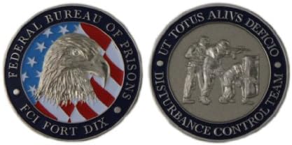 Federal Bureau of Prisons Disturbance Control Team Collector's Coin